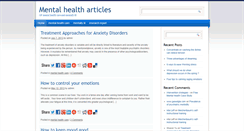 Desktop Screenshot of mentalhealthmy.com
